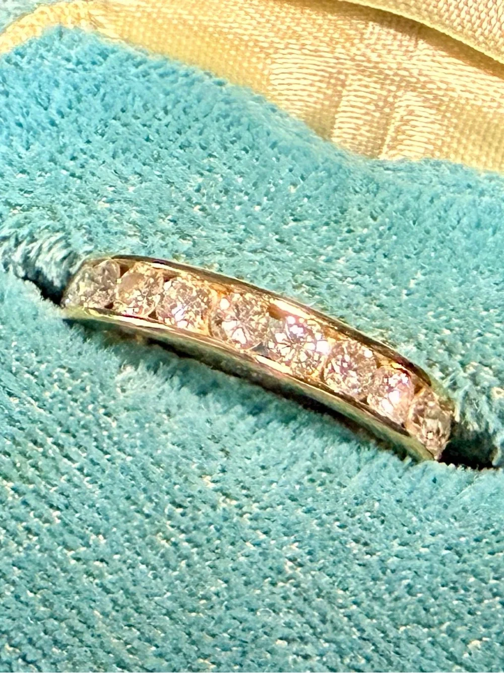 vtg 14k Diamond Eternity Band